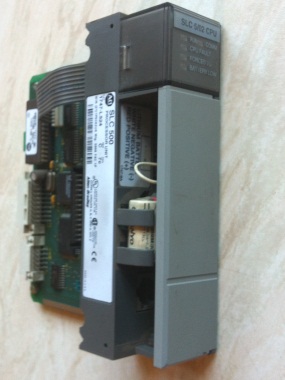 Allen-Bradley SLC-500 1747-L524 CPU Module.