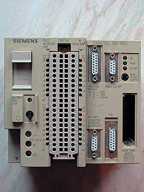 Siemens Simatic S5 PLC 6ES5095-8MD01 CPU Module.