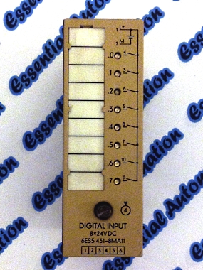 Siemens Simatic S5 PLC 6ES5 431-8MA11 digital input module.