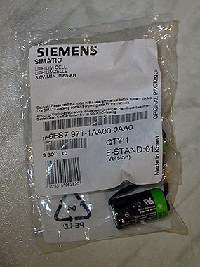 Siemens Simatic S5 6ES5 980-0MB11 Lithium Battery. - Siemens Simatic S7 6ES7 971-1AA00-0AA0 Lithium Battery.