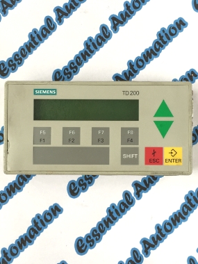 Siemens 6ES7272-0AA00-0YA0 Operator Panel TD200