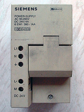 Siemens 6EW1380-1AA Power supply.