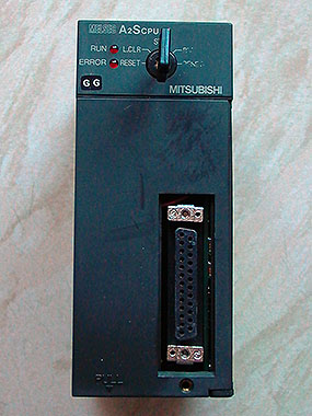 Mitsubishi Melsec PLC A2S CPU Module.