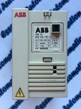 ABB ACS 143-1K1-3 Inverter / Variable Speed Drive.
