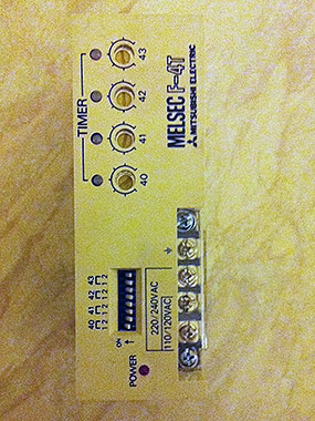 Mitsubishi Melsec PLC F-4T-E Timer Module.