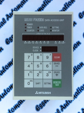 Mitsubishi Melsec FX-20DU-E PLC Parameter unit.