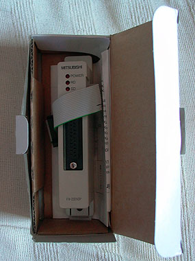 Mitsubishi Melsec PLC FX-232ADP - RS232 interface module.
