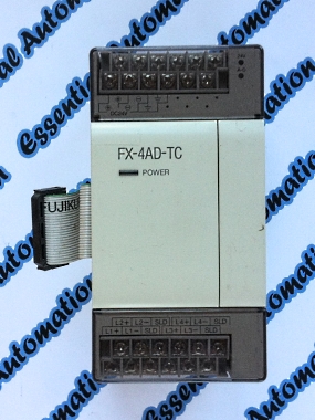 Mitsubishi Melsec PLC FX-4AD-TC Thermocouple Input Module.