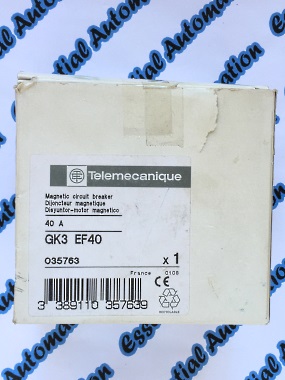 Telemecanique / Schneider GK3-EF40 motor circuit breaker.