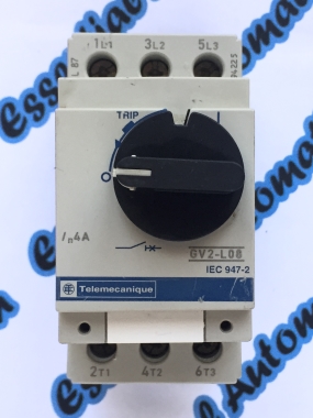 Telemecanique / Schneider GV2-L08 / GV2L08 motor circuit breaker.