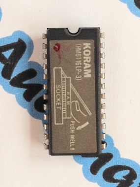 Mitsubishi Melsec PLC K Series HM6116LP3 / KORAM - 16K CMOS Static RAM