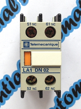 Telemecanique / Schneider LA1-DN02 Auxiliary Contact Block.