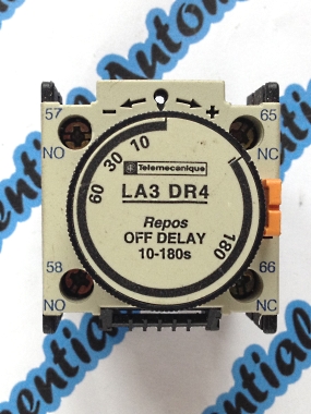 Telemecanique / Schneider LA3-DR4 Auxiliary Timer Block.