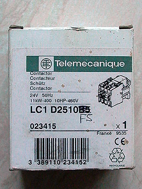 Telemecanique / Schneider LC1-D2510F5 Contactor.
