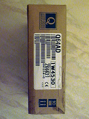 Mitsubishi Melsec PLC Q64AD Analog Input Module.