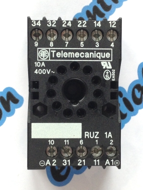 Schneider 11 Pin Relay Base - RUZ 1A