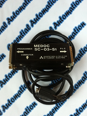 Mitsubishi Melsec SC03-S1 PLC Programming Cable.